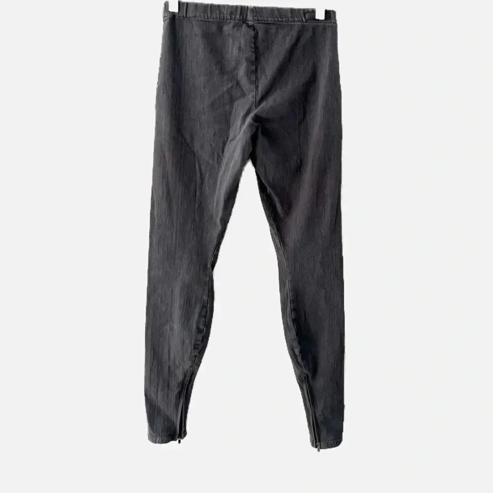 Joe’s Jeggings Pull On Stretch Leggings Gray Jeans Ankle Zip Size Small - Picture 3 of 6